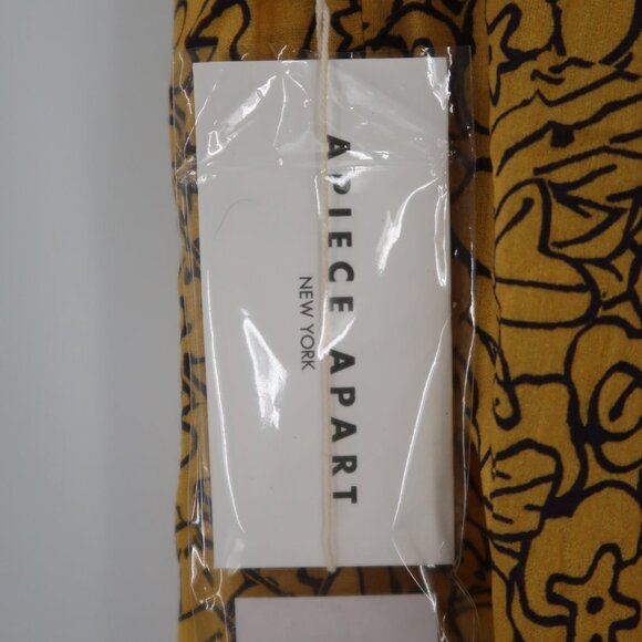 Apiece Apart Turkanna Midi Skirt Tangerine Floral Size 2 NWT - Picture 8 of 9